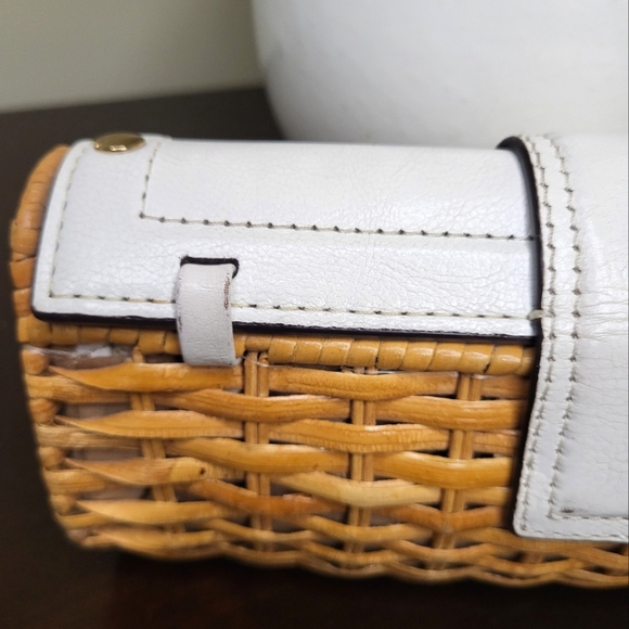 Michael Kors Basket Weave Clutch - Picture 6 of 9